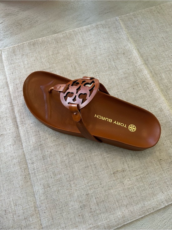 Tory Burch Shoes - Tory Burch Miller Cloud Calf Leather/Miele, Size 9.5, only worn once or twice.